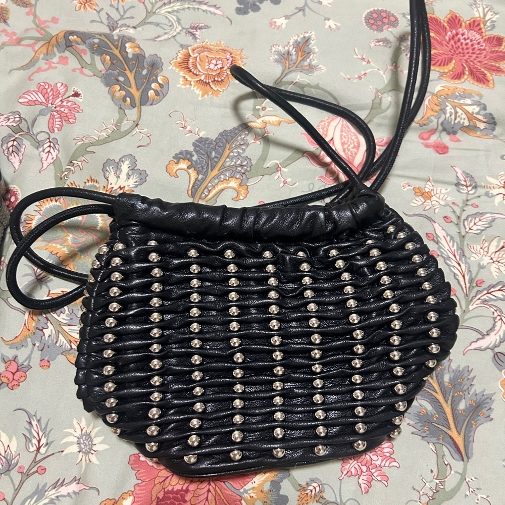 Black Studded Women's Bag from Zara used only once in brand new condition